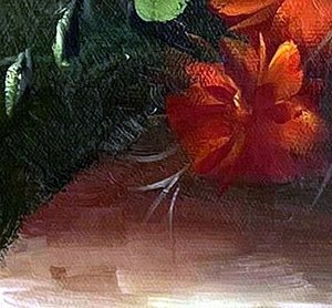 Vibrant Floral Still Life In Impressionist Style
