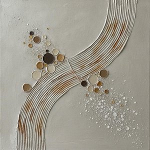 Rhythmic Undulations Of Earth And Ochre Discs — David Moreau