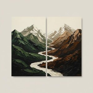 Monolithic Shadows And The Silent Flow Of An Eternal Alpine Divide — Laurent Roche