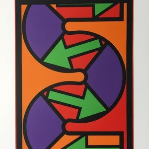 Chromatic Rhythms In Interlocking Geometric Flow: A Singular Abstract Vision — Caroline Pelletier