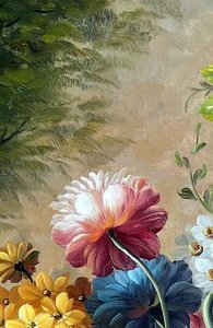 Baroque Floral Still Life With Peonies