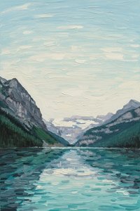 Azure Resonance: Echoes of Alpine Solitude