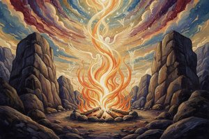 The Alchemical Ascension Of The Eternal Flame — Jacques Villedieu