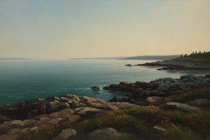 Ethereal Threshold: The Silent Shoreline at Dawn