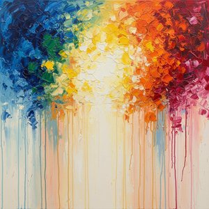 Radiant Spectral Descent: A Singular Vision Of Chromatic Gravity And Light — Christian Noiret