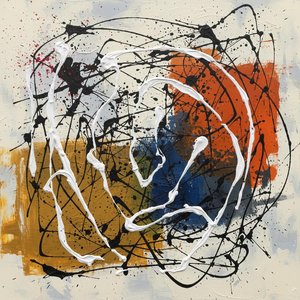 Ephemeral Chaos In Ochre And Navy: A Singular Study Of Kinetic Impasto Energy — Laurent Lefèvre, Abstract Expressionism (pollock-style)