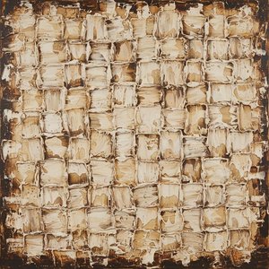 Sculptural Resonance: An Organic Mosaic Of Earthy Tones And Shadowed Relief — David Moreau, Plaster & Texture Art