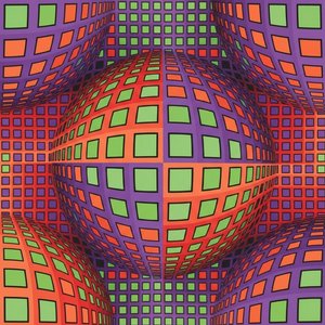 Anamorphic Convergence: A Singular Monument Of Distorted Geometry And Vibrant Chromatic Tension — Caroline Pelletier