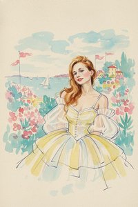 L'éclat De L'été: A Solitary Radiance In Azure — Éléonore Richard