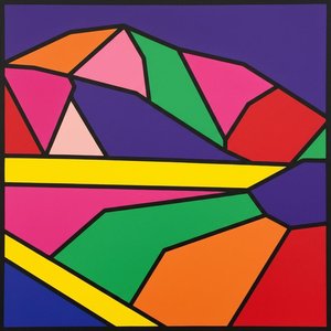 Fragmented Chromatic Rhythm: A Monumental Study In Geometric Tension And Joy — Caroline Pelletier
