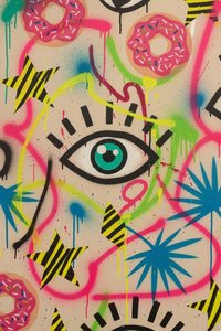 Neon Glaze & The Watchful Eye: A Sensory Maximalism — Inès Dupont