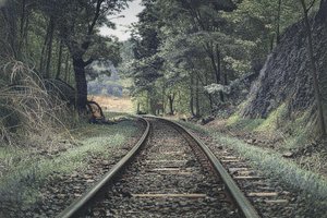 The Silent Path: A Study In Verdant Solitude — Pauline Delorme, Neo-impressionism
