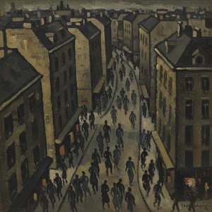 Echoes Of The Urban Monolith: A Singular Vision In Charcoal And Ochre — Marc Duvallier, Cubism