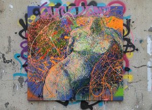 Ephemeral Resonance: A Spontaneous Symphony Of Radiant Lines And Prismatic Shadows — Théo Masson