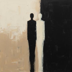 Eternal Duality: A Monumental Study Of Inverted Silhouettes And Tactile Shadows — Laurent Fabre