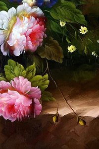 Romanticist Floral Bouquet In Rustic Basket