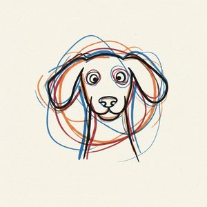 Eternal Resonance: A Single Line Portrait Of Kinetic Spirit And Cerulean Grace — Christian Noiret