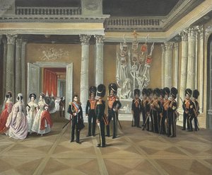 Part Of The White (armorial) Hall In The Winter Palace