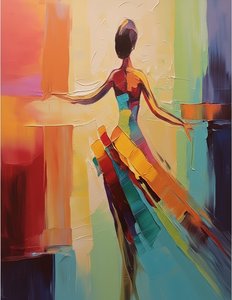 Fragmented Echoes Of A Radiant Soul In Motion, A Unique Masterpiece — Christian Noiret