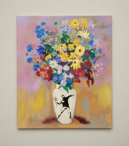 Radiant Bloom In Impasto: A Singular Symphony Of Primrose And Lavender Light — Adrien Cordier