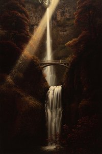 The Gilded Passage Through Verdant Shadows — Matthieu Fournier