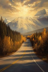 Ethereal Path: The Golden Ascent — Isabelle Perrin, Romanticism