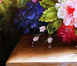 Impressionist Floral Still Life With Peonies