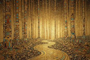 The Gilded Labyrinth: Path To Eternal Radiance — Élise Colin