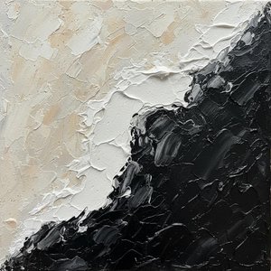 The Violent Convergence Of Sculpted Light And Primordial Obsidian Formations — David Moreau, Plaster & Texture Art