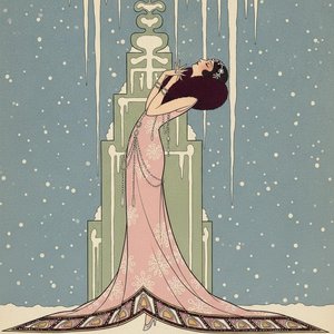 Rose Pink Silhouette Amidst Frozen Mint Icicles — Valentin Laurent De Courcey