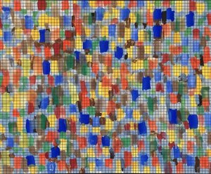 Fragmented Chromatic Resonance: A Singular Mosaic Of Structured Spontaneity And Fluid Pigment — Olivier Lambert