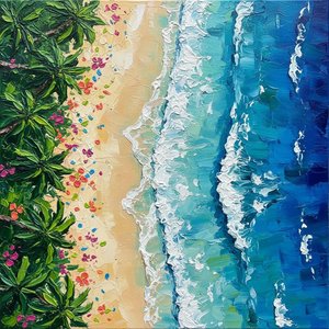 Azure Rhythms Of The Emerald Coast: A Singular Expression Of Tropical Motion — Christian Noiret