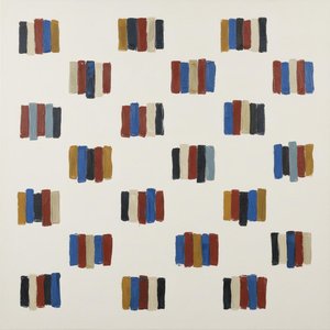 Rhythmic Echoes Of Earth And Slate In A Meditative Abstract Grid — Julien Vasseur