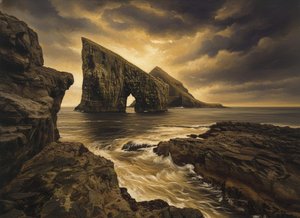 The Threshold Of Eternal Tides — Hélène Fabre, Symbolism