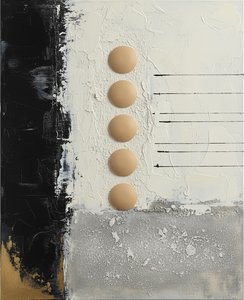 Monolithic Echoes In Gold And Bone: A Meditative Study Of Rhythmic Silence — David Moreau