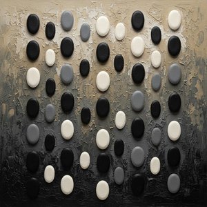 Monolithic Echoes Of Ancient Stone In A Meditative Achromatic Study — David Moreau