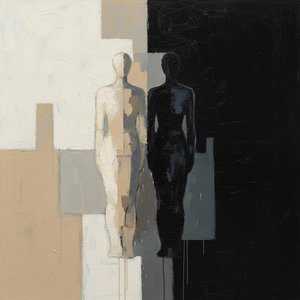 Ephemeral Shadows In Monochromatic Silence: A Singular Study Of Light And Void — Laurent Fabre