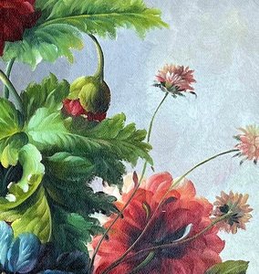 Baroque Floral Still Life With Peonies