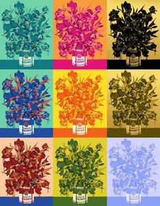 Chromatic Flora: A Singular Symphony Of Geometric Structure And Fluid Pigment — Élise Muller