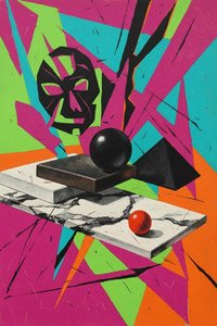 Fragmented Totems: The Observer’s Fracture — Marion Pelletier, Expressionism