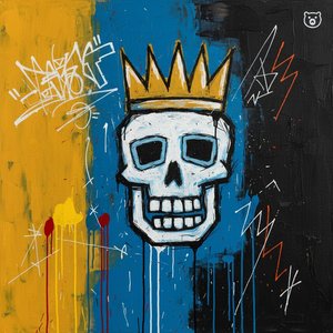 The Sovereign Of Chaos: A Monumental Study In Cerulean And Gilded Decay — Laurent Girard