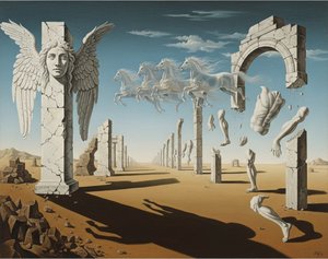 The Transcendence Of Silent Epochs — Marc Duvallier, Surrealism