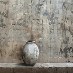 Monolithic Silence: A Meditative Study Of Weathered Earth And Geometric Grace — David Moreau