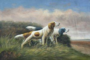 R. Hinton-lovački Psi U Pejzažu
