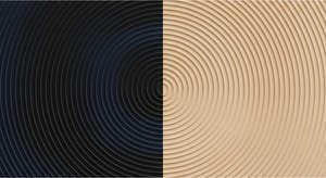Converging Horizons: A Monolithic Study Of Midnight Shadows And Radiant Sanded Light — Laurent Fabre, Neo-abstract Art