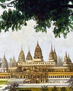 View Of The West Entrance Of Angkor Wat