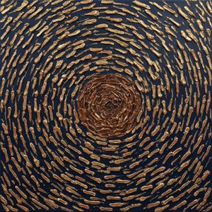Celestial Radiance In Bronze: A Monumental Study Of Centrifugal Motion And Midnight Shadows — David Moreau