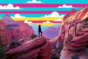 Chromatic Solitude: The Digital Horizon — Thibault Lemoine, Pop Art