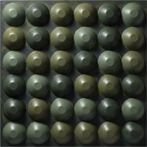 Monolithic Echoes Of Moss And Shadow In A Silent Geometric Order — David Moreau