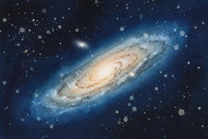 Celestial Reverie: The Luminous Spiral — Claire Boyer